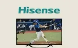 Hisense television with live sport on